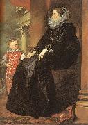 Dyck, Anthony van Genoese Noblewoman with her Son Germany oil painting reproduction